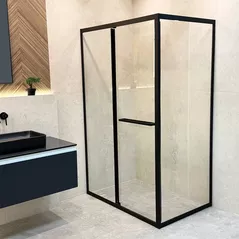 Cabină de duș Linia H2O Ritmo 1200x800x1900 6мм универсальный черный