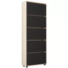 Полка для обуви Mobildor-Lux Leo 90x27x203H cm Sonoma/Anthracite