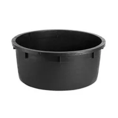 Cadă de vin Stefanplast 37280N Cada fara capac 130 L 80x34H cm (neagra)