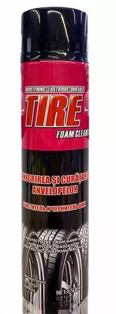 Средство для ухода за авто CatolLux VSL-5A, Tire foam 650 ml, spuma p-u lustruire pneuri