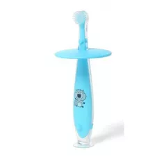 Periuță de dinți BabyOno 0551/03 Periuta de dinti cu inel de protectie 6+