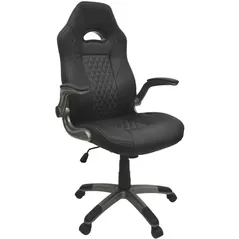 Fotoliu de birou Deco F-86 Black Grey