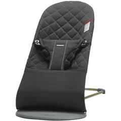 Детское кресло-качалка BabyBjorn 006116A Bliss Black, Coton