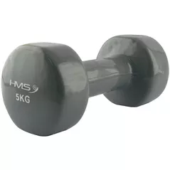Гантель HMS 1472 Gantera vinil 5kg, gri