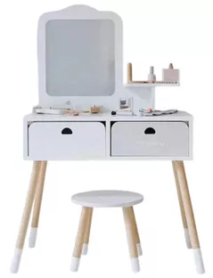 Набор детской мебели Richi (63406) Masa pentru machiaj din lemn cu scaunel