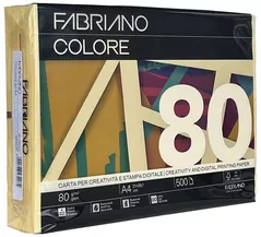 Бумага офисная Fabriano 75621297 Hartie Colore A4, 80g/m2, 500 foi onice