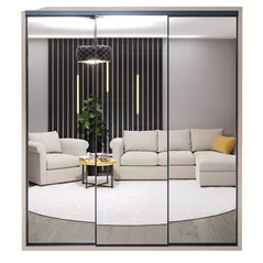 Dulap Bayro Parma 2000x2250x600 серый камень, купе