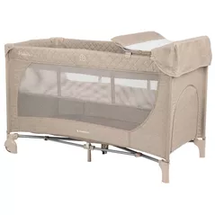 Țarc Kikka Boo 31003010125 Medley Plus Beige, pliabil cu 2 niveluri