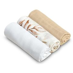 Accesoriu pentru înfășat Sensillo 099 Pelencute muslin bej 3buc. 70x80cm