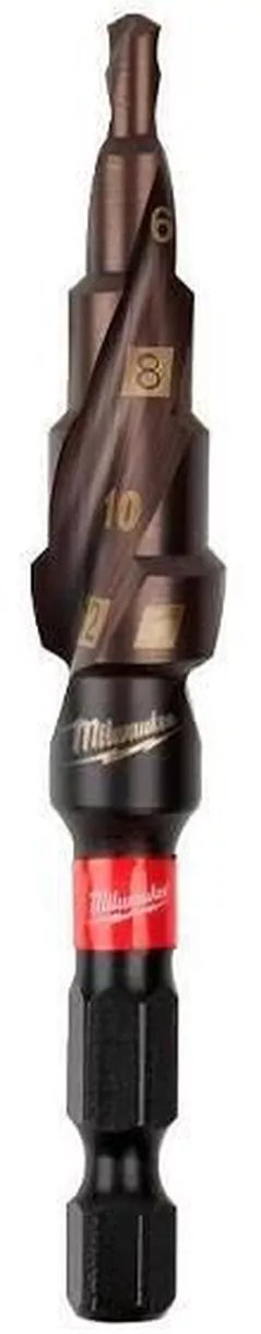 Сверло Milwaukee 48899262 Burghiu in trepte shockwave impact 4-12mm/2mm per treapta