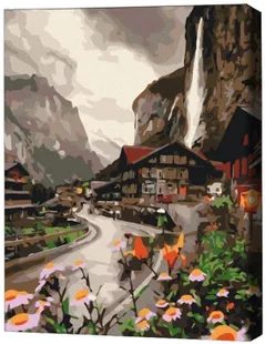 Tablou pe numere BrushMe RBS36527FC 30x40 сm (fără cutie) Un oraș din Elveția