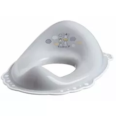 Детский горшок Bisk 08315 Reductor wc p/u copii Zebra, antiderapant, gri