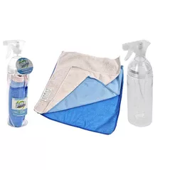 Accesoriu pentru curățenie Promstore 38829 Set Ultra Clean lavete din microfibra 3buc, 30x30cm + pulverizator