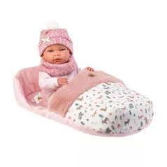 Păpușă Llorens LL 73826 Nica Recien Nacida Saquito Rosa 40см