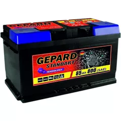 Acumulator auto Gepard Standart 85 AH 800A (313x175x191)