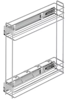 Фурнитура для мебели Starax S-2211-A бутылочница 150мм антр пз п/в
