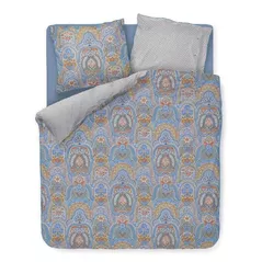 Textile de casă Pip Studio 328952 Jabali Flower Blue 240x200/220