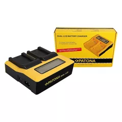 Зарядное устройство для фото-видео Patona Dual LCD USB Fujifilm NP-W235