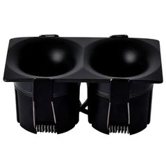 Corp de iluminat interior Divi Light DA3622NS-B, Spot incastrat dublu 9x2W (62x118x56)