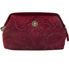 Geantă de toaletă/de cosmetice Pip Studio 51.274.188 Cooper Cosmetic Purse Small Velvet Quiltey Days Red 19x8.5x1 Red