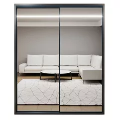 Шкаф Bayro Parma 1800x2250x600 антрацит, купе