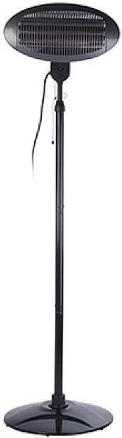 Încălzitor infraroșu Promstore 55305 Incalzitor de terasa Excellent electrics, 180-210cm, model de podea, Ipx34, negra