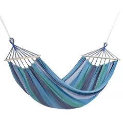 Гамак Nils NC9004 Abisal Blue-Dark Blue Hammock With 70cm Wooden Beam And Metal