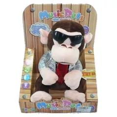 Jucărie de pluș Richi R21A / 3 (87783) maimuta B/O (48K)(GP)