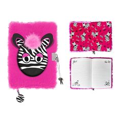Carnet St.RIGHT 57879 Agenda cu lacat, A5, 96foi, Zebra, coperta plus