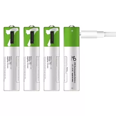 Acumulator Smartoools USBCAAA4 USB-C batteries AAA 400mAh, 4pcs with 2in1 Type-C cable