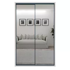 Dulap Bayro Parma 1400x2250x600 белый, купе