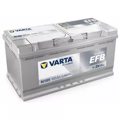 Автомобильный аккумулятор Varta 105Ah 950А EFB (N105) 605500095 (394x175x190)