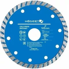 Disc de tăiere Hoegert HT6D754 Disc de taiere turbo 125x2x22.3mm