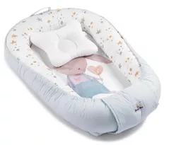 Гнездо для новорожденных PernaMea Babynest Premium Iepuras Turcoaz (PM.101552/7)