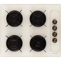 Plită încorporabilă pe gaz Hausberg HB-570RST RUSTIC crem