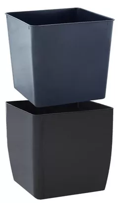 Ghiveci pentru flori Aleana 115084 Cvadro 22x22x21 cm, granit