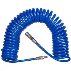 Шланг высокого давления King Tony 79962-15 полиуретановый, спираль 12*8мм*15м, раб.11Bar / макс.44,1Bar, разъём EU