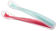 Посуда для кормления Sophie la Girafe 450408 Set 2 lingurite din silicon So Pure