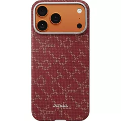 Чехол для смартфона Pitaka Iphone 17 Pro Ultra-Slim (Monogram-Gold/Red) (KI1702PTK)