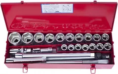 Set de unelte de mână King Tony 6323MR набор 3/4" торцевых головок 6 гран. 21-50мм принадлежностей, 23 пр.