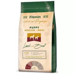 Корм для питомцев Fitmin Dog medium maxi puppy lamb&beef 2.5 kg