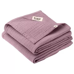 Accesoriu pentru înfășat BIBS 9401248 Set de 2 museline 70x70cm, Heather