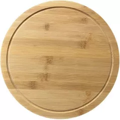 Поднос/столик кухонный EuroGold 7108200018 Platou servire pizza din bambus, 32x32cm