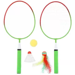 Echipament pentru badminton Nils 13608 Palete badminton (2buc) + fluturas si minge Mini NRZ051 (14-20-321)