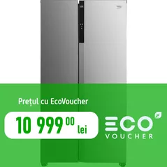 Frigider SideBySide Beko GNO5323XPN
