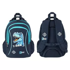 Детский рюкзак St.RIGHT 57771 Ghiozdan scolar 27x17x39cm, Blue T-Rex