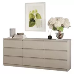 Comodă MebelStar NEO 9S 180x43x75.5 Cashmere (MBS-1326)