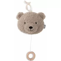Jucărie cu pandantiv Jollein 043-001-68062 Teddy Bear Olive Green (muzicala)