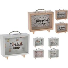 Decor Promstore 44737 Копилка деревянная с экраном 19x19x7cm