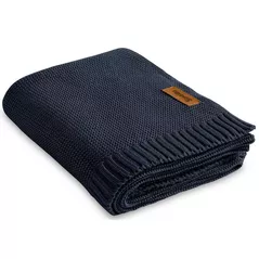 Комплект подушек и одеял Sensillo 4339 Paturica de bumbac si bambus 100*80cm Albastru